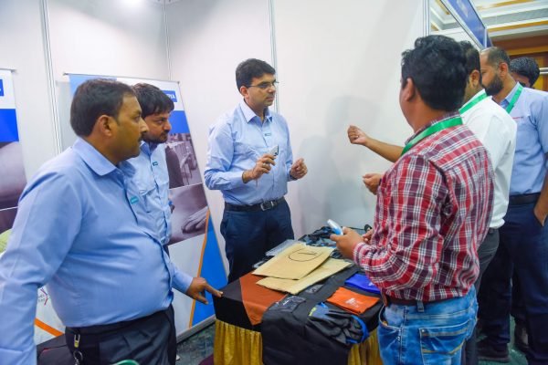 Saurya Team interacting with others at Industrial Safety Summit, Pune front view
