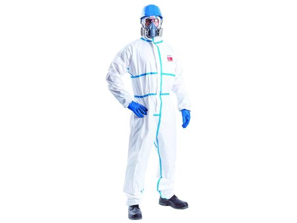 Disposable Coverall for Oil and Chemicals white color