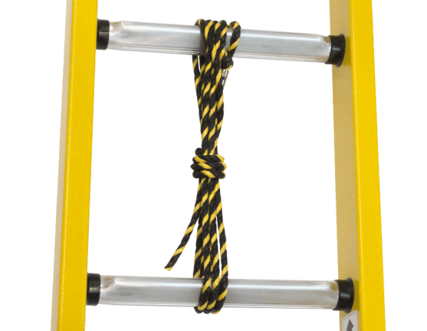 high quality rope knot at ladder
