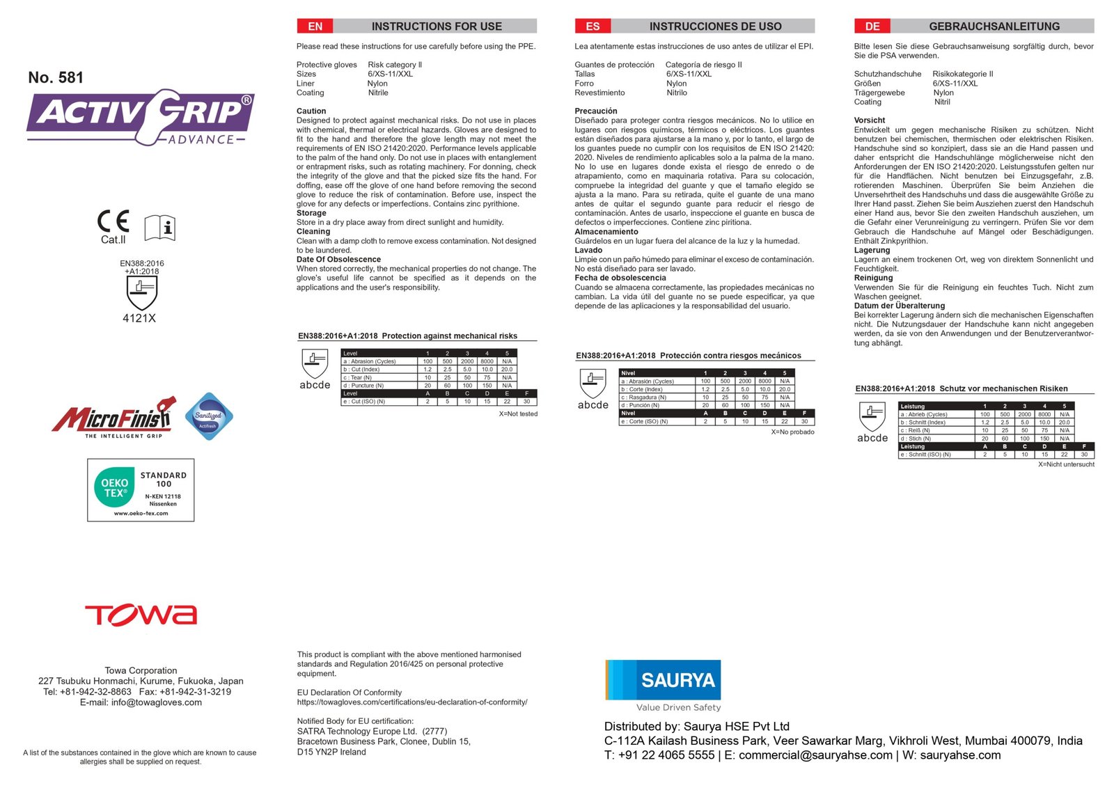 Resources ActivGrip Advance 581 2