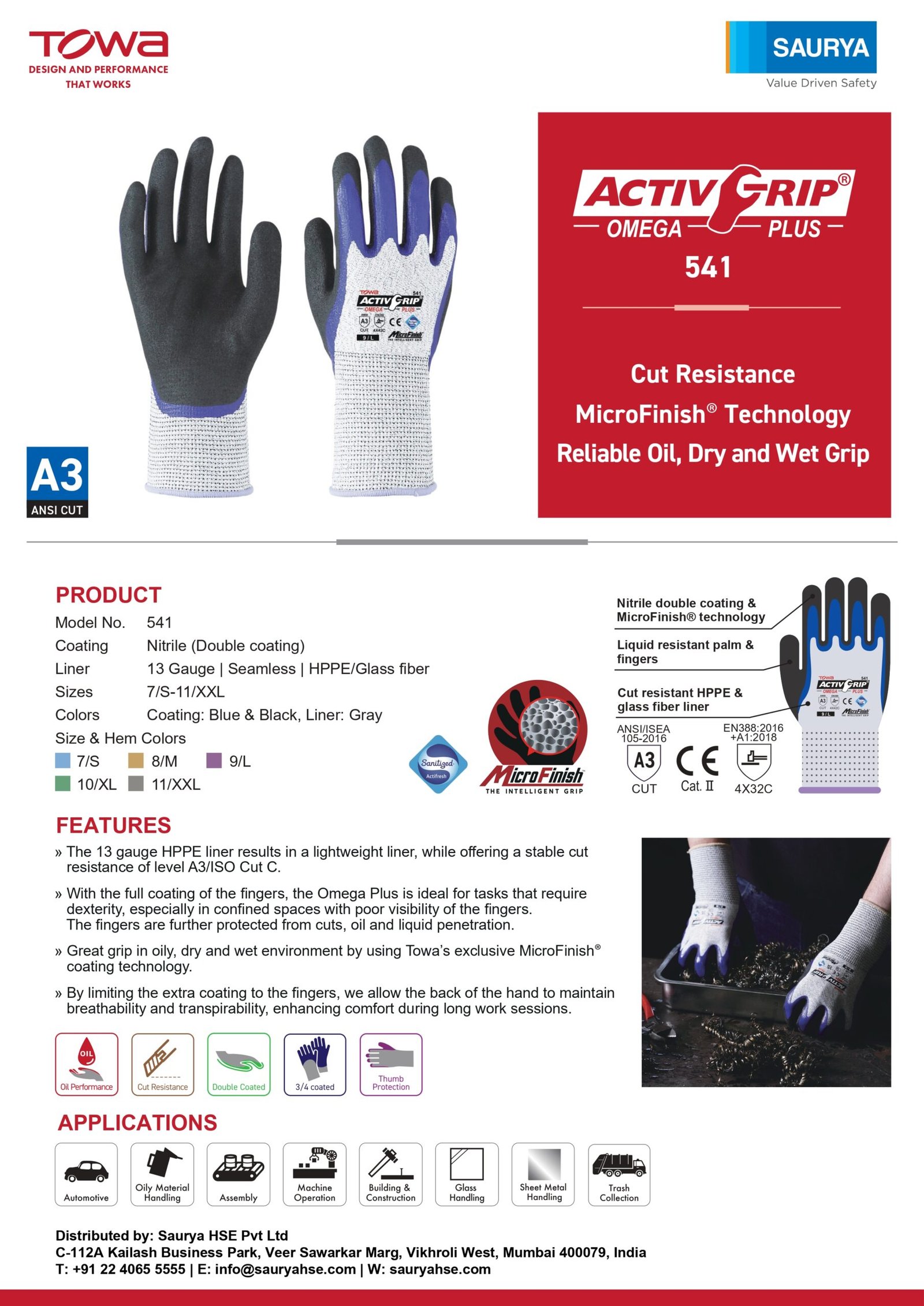 Resources ActivGrip Omega Plus 541 1