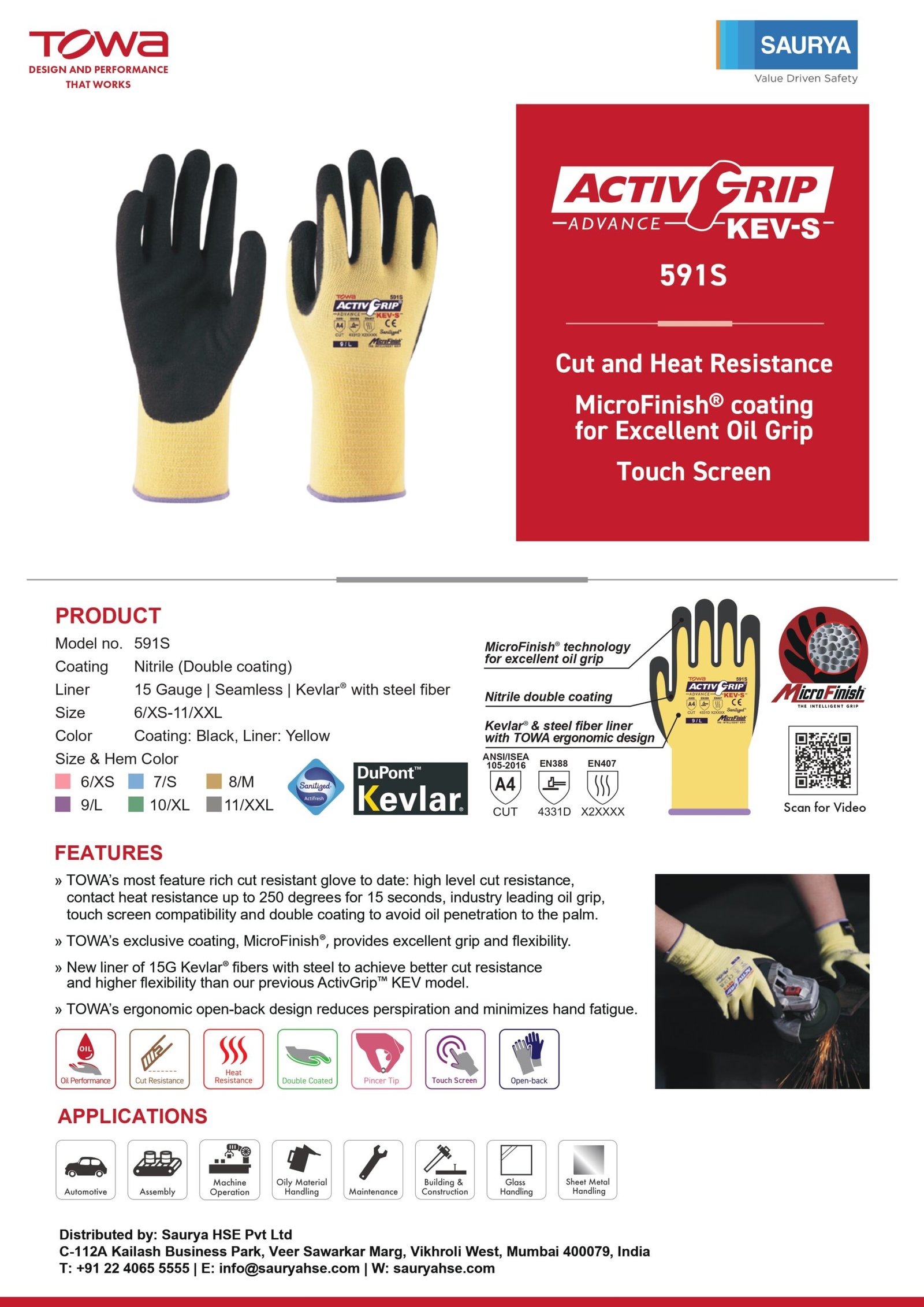 Resources ActivGrip Advance KEV-S 591S 1