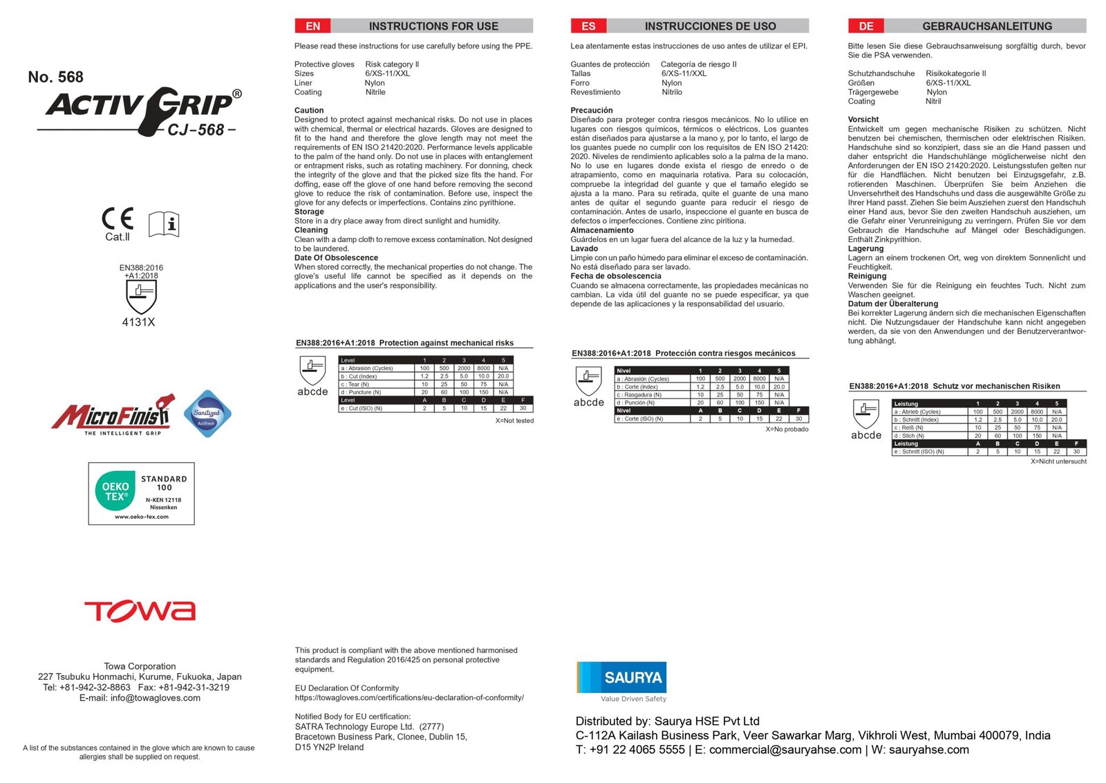 Resources ActivGrip CJ-568 2