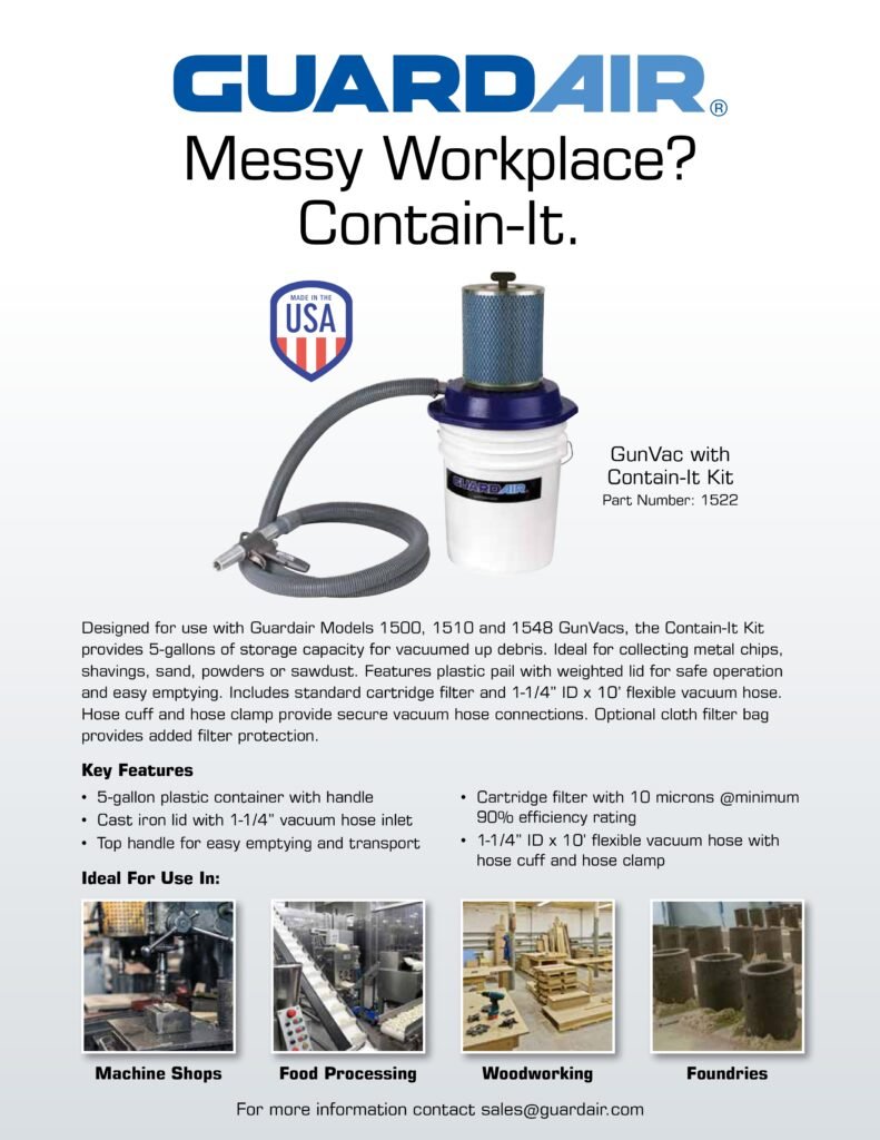 Containit System Contain It Kit - Gunvac Accessories | Saurya Safety