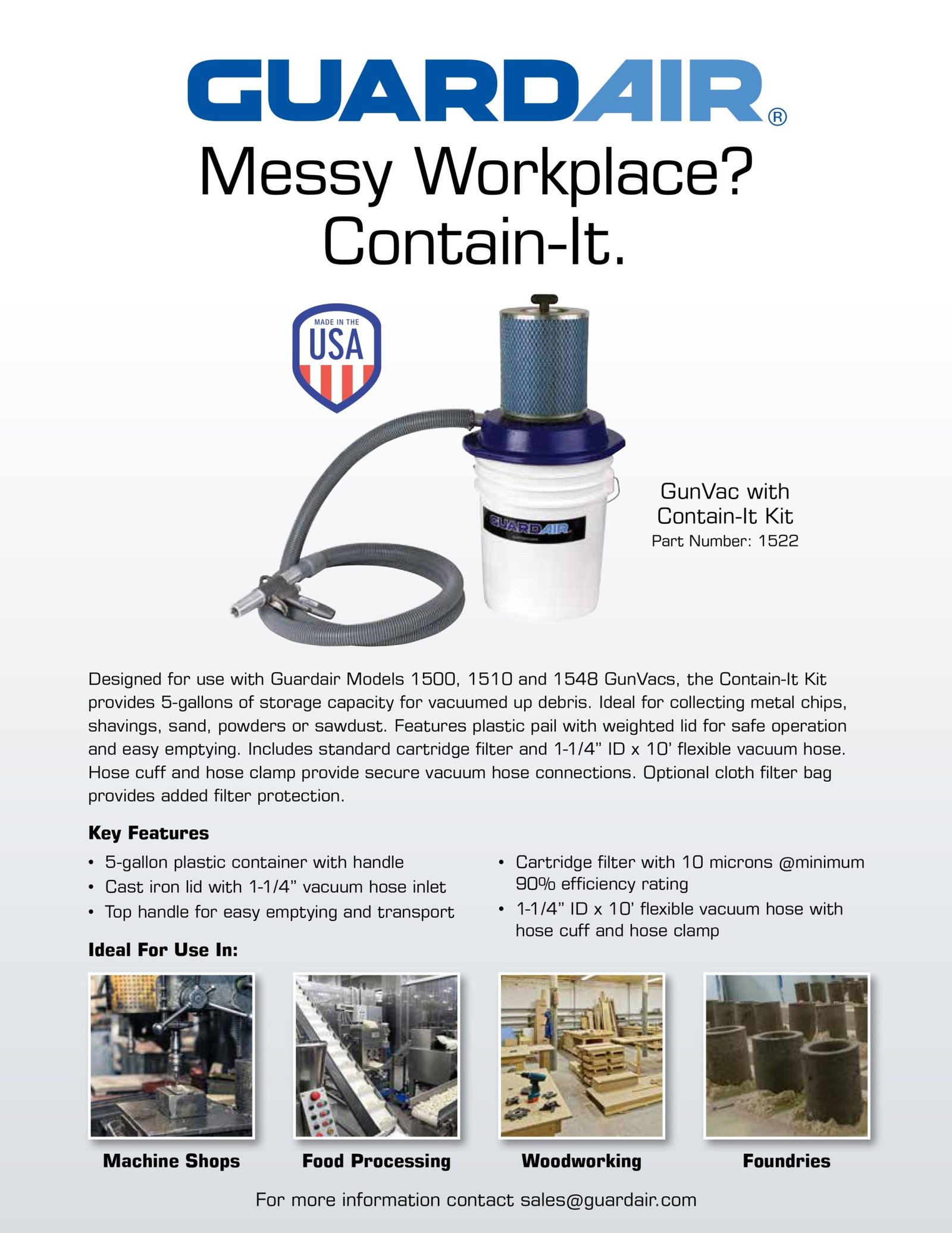 Resources Contain-It Kit with GunVac 1