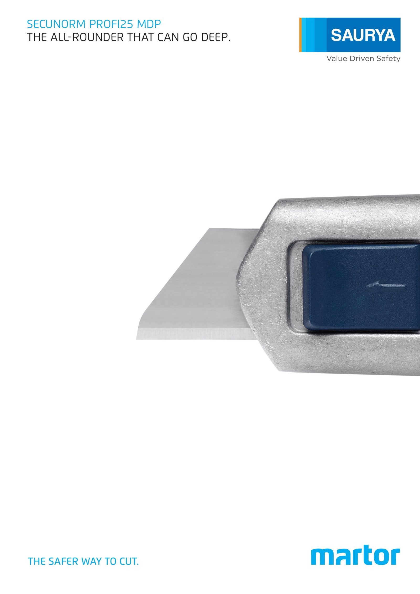 Resources Safety Cutter Secunorm Profi25 MDP 120 1