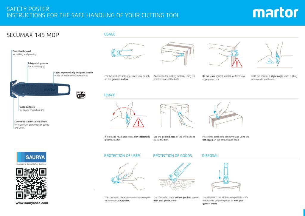 Resources Safety Cutter Secumax 145 MDP 6