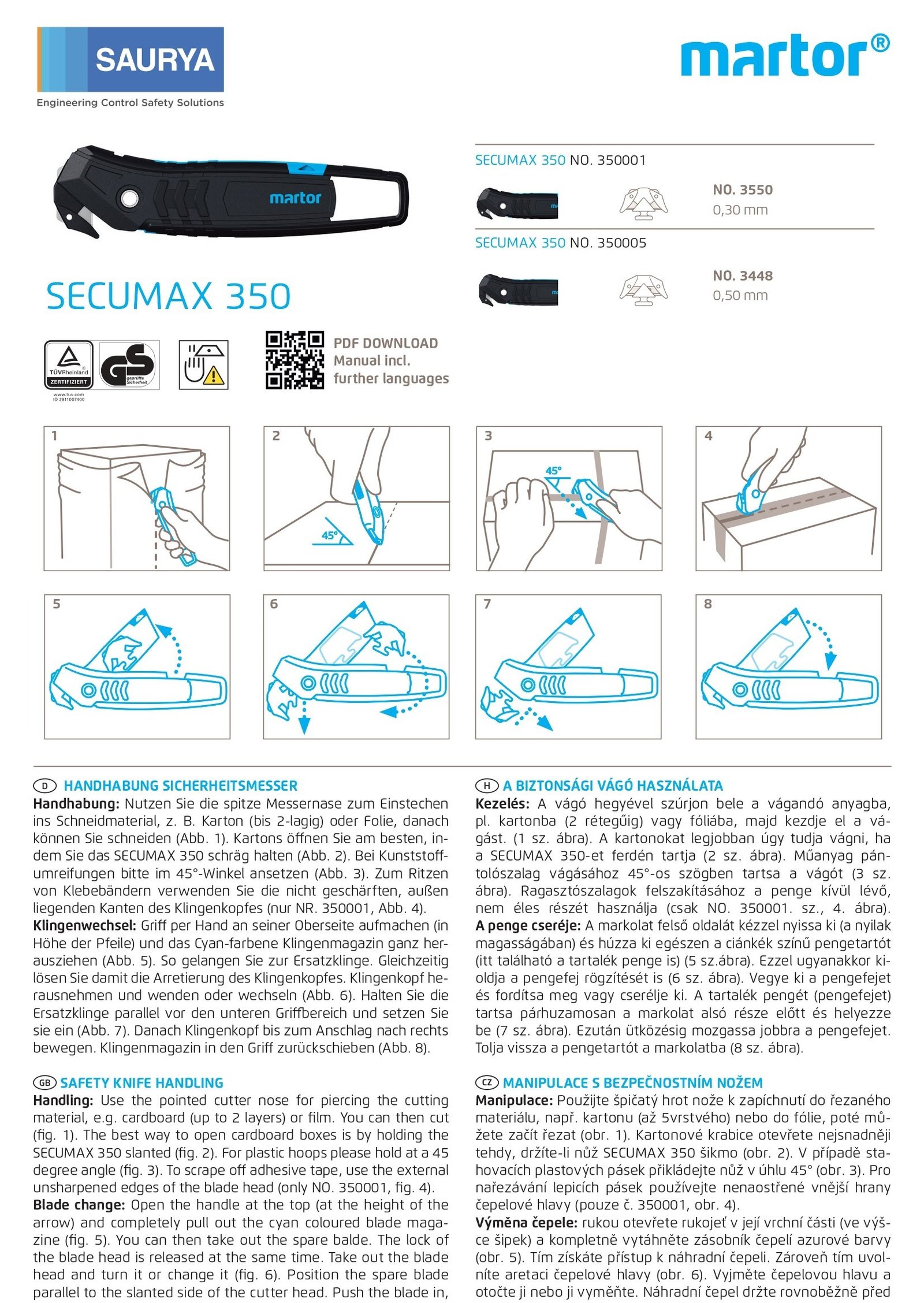 Resources Safety Cutter Secumax 350 5