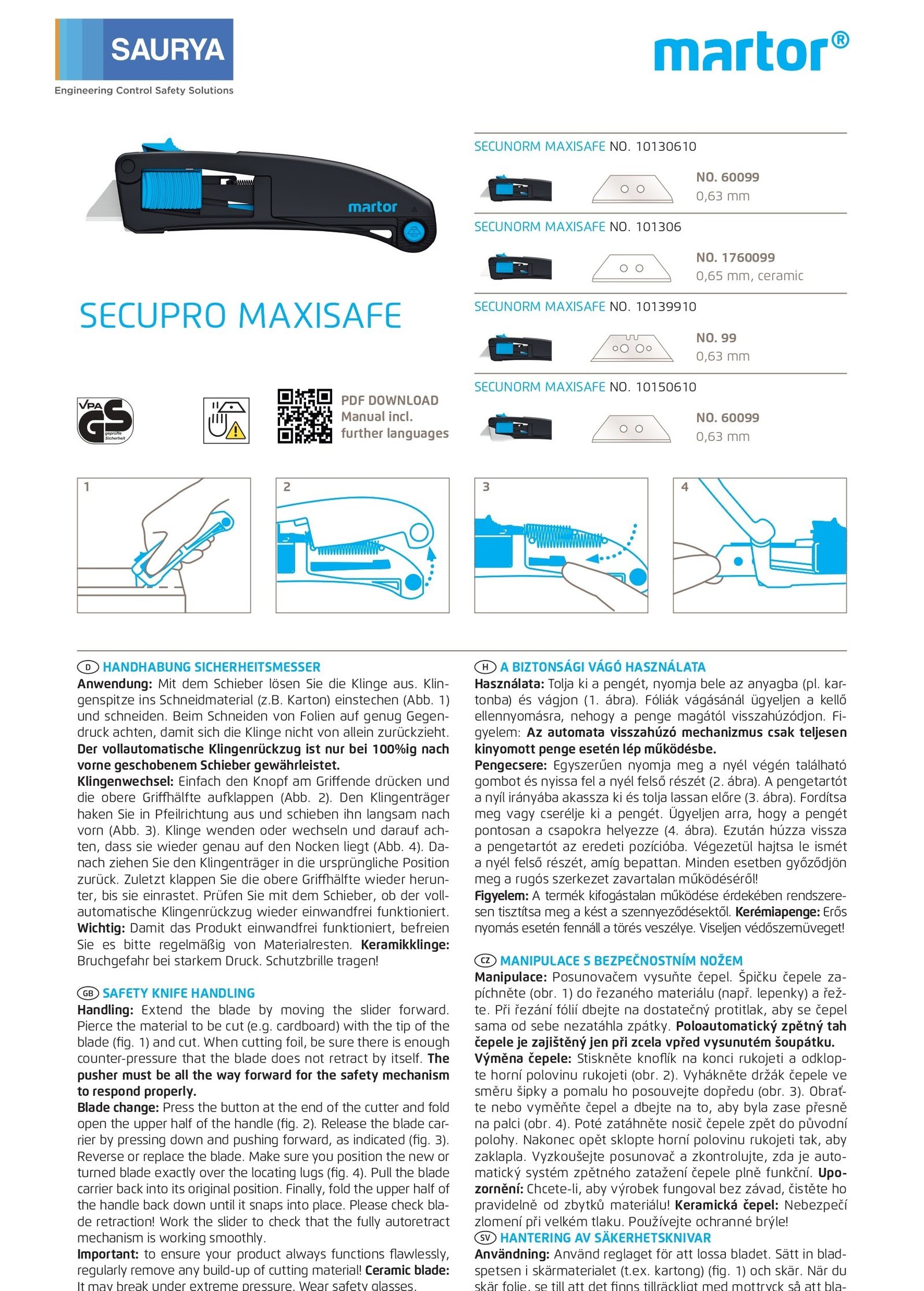 Resources Safety Cutter Secupro Maxisafe 101 4