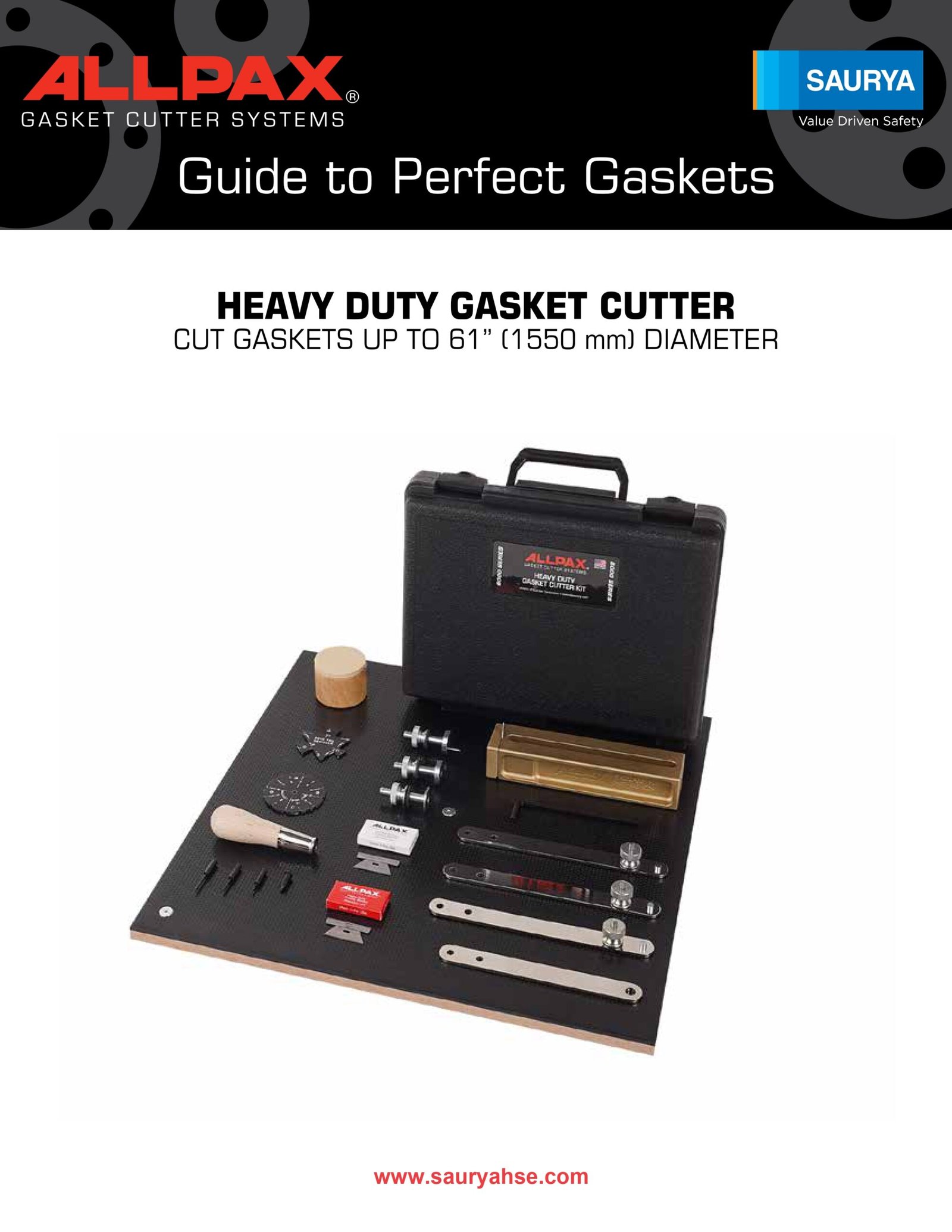 Resources Heavy-duty Standard Gasket Cutter Kit - Model No. AX6020 1