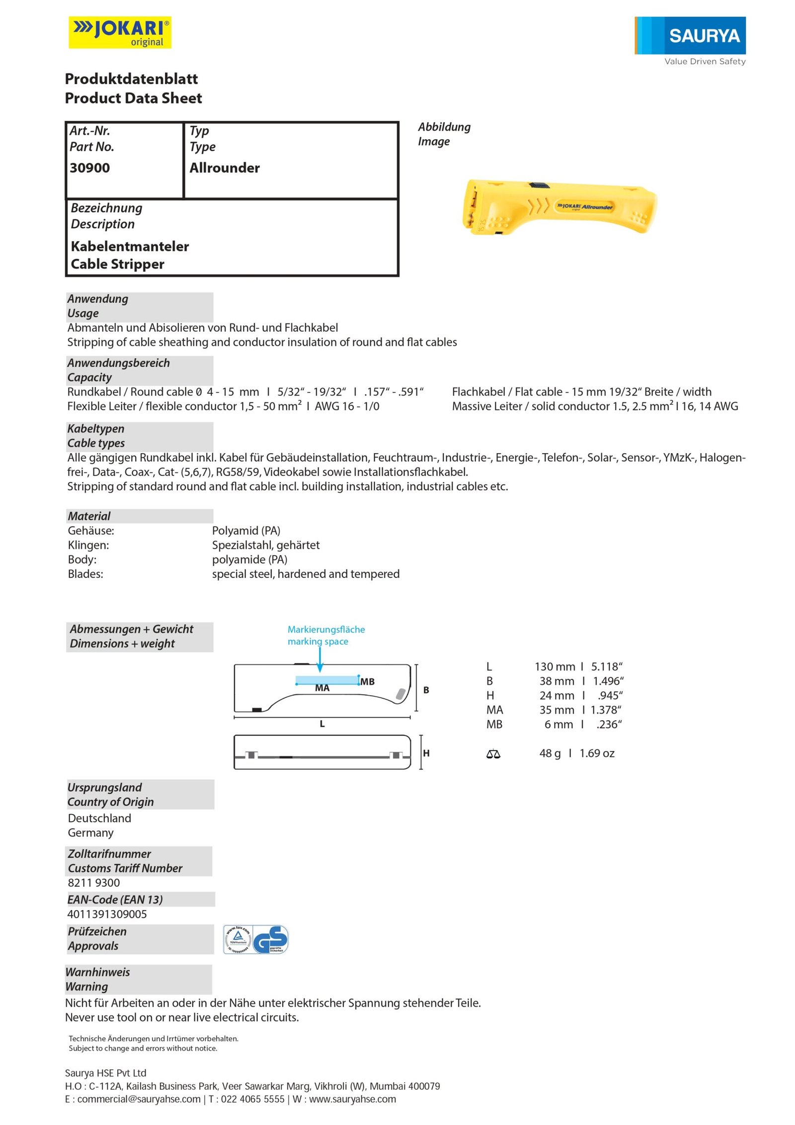 Resources All Rounder Model No 30900 2