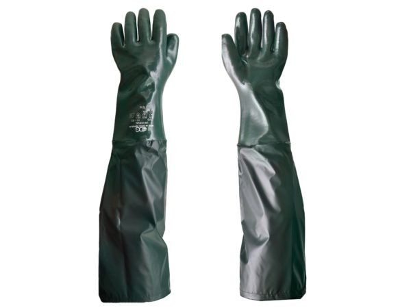 Chemical resistant universal winter with full sleeves colour gloves